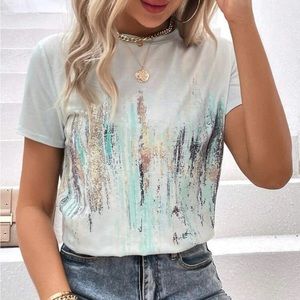 Brush Print T. L(8/10)